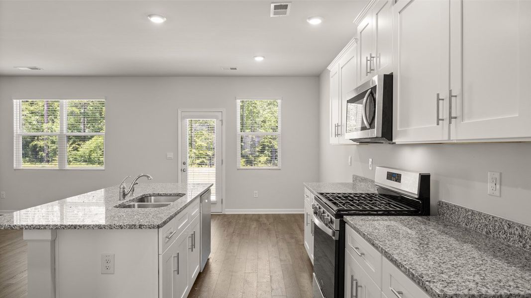 Representative furnished interior of a home built from the Ansley by D.R. Horton in The Islands, Beech Island (Image 10). Representative furnished interior of a home built from the Ansley by D.R. Horton in The Islands, Beech Island (Image 10).