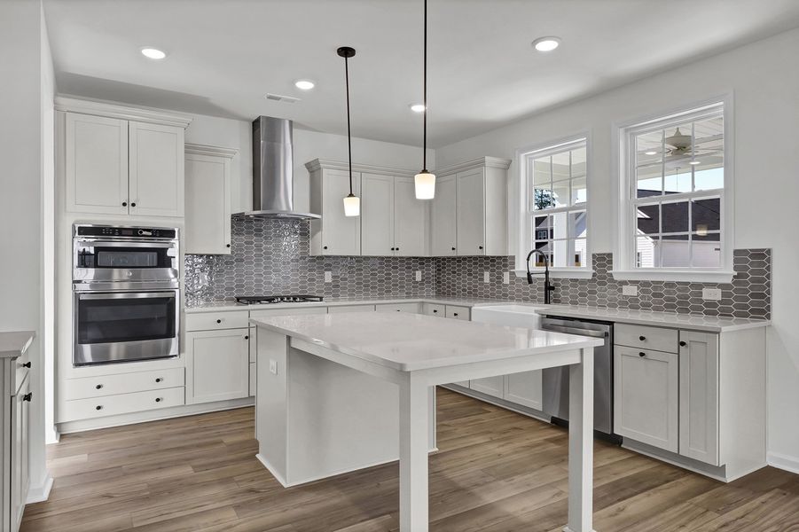 Furnished interior view inside a new home in Grand Park, Leland (Image 6). Furnished interior view inside a new home in Grand Park, Leland (Image 6).