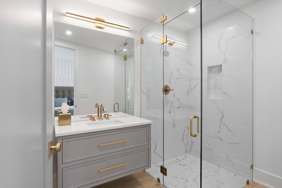 Furnished interior view inside a new home in , Isle Of Palms (Image 15).