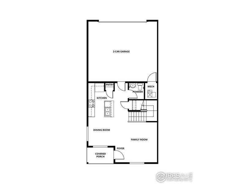 2D floor plan layout of this home in , Johnstown, CO (Image 5).