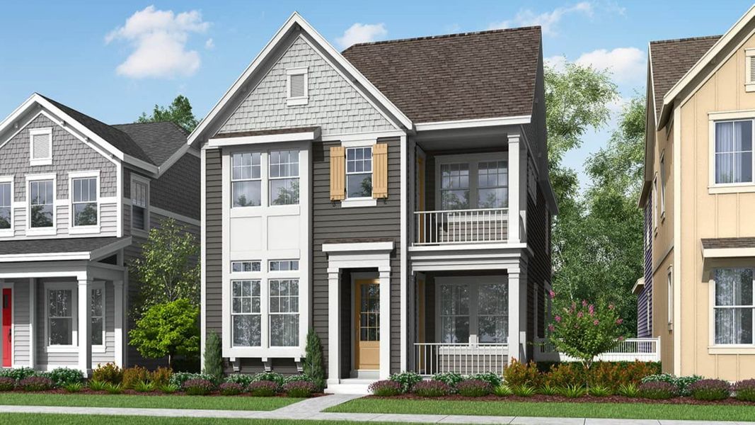 Representative exterior photo of a completed home built from the Keystone by Brightland Homes in Westerly, Erie, CO (Image 2).