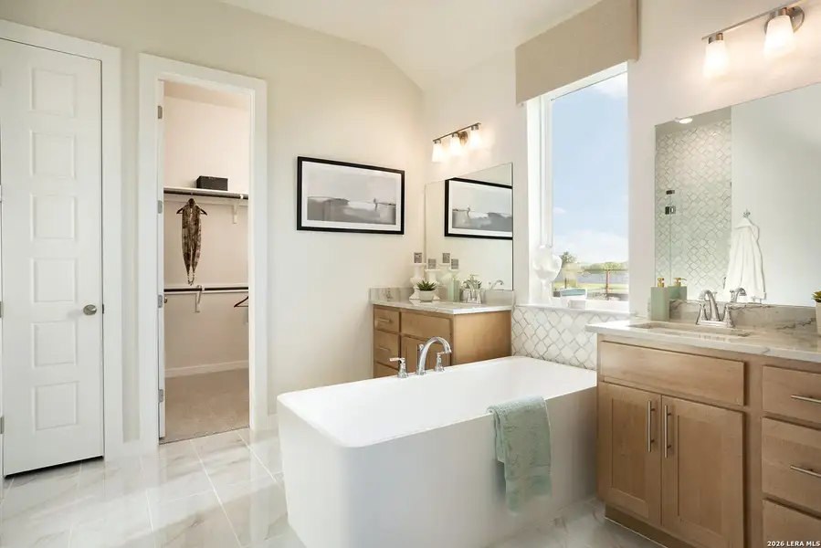 Furnished interior view inside a new home in Esperanza, Boerne (Image 4).