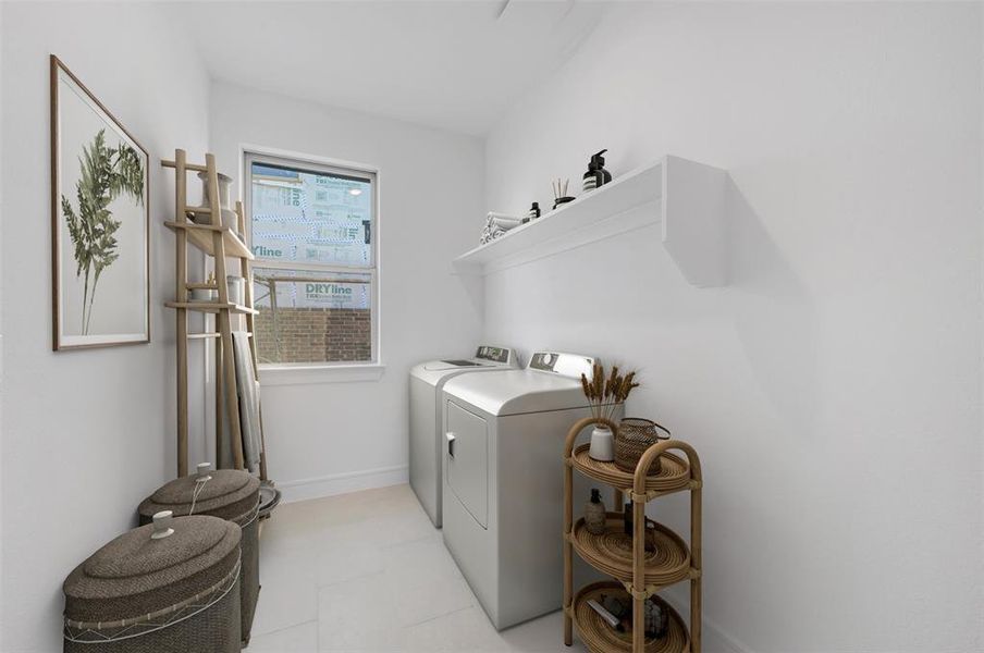 Furnished interior view inside a new home in Timberbrook, Justin (Image 7).