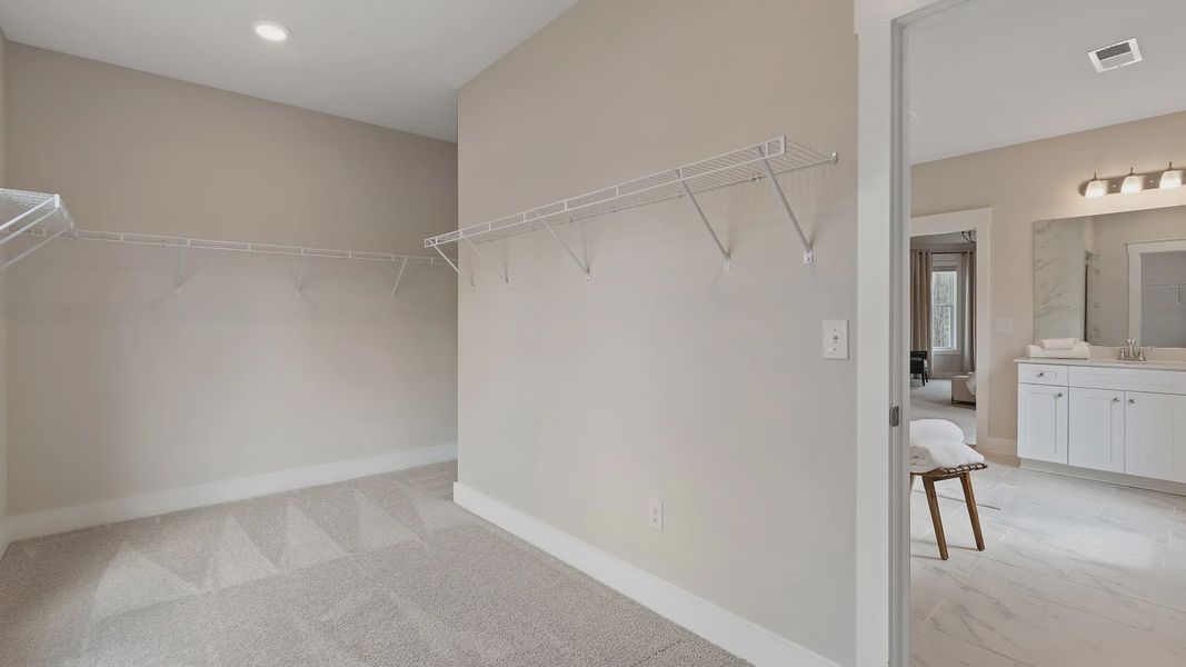 Furnished interior view inside a new home in Riverbend Overlook, Fayetteville (Image 11).