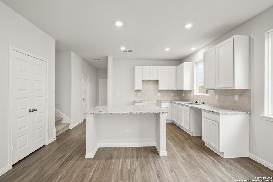 Furnished interior view inside a new home in Cinco Lakes, San Antonio (Image 9).