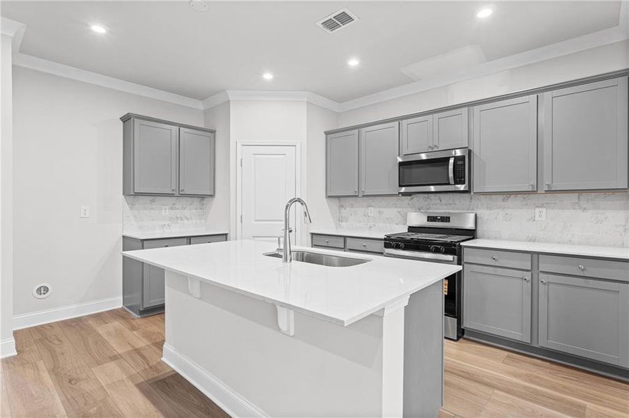 Furnished interior view inside a new home in Sun City Peachtree, Griffin (Image 6).