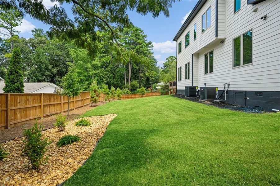 Exterior details and patio area of a home in , Atlanta (Image 36).
