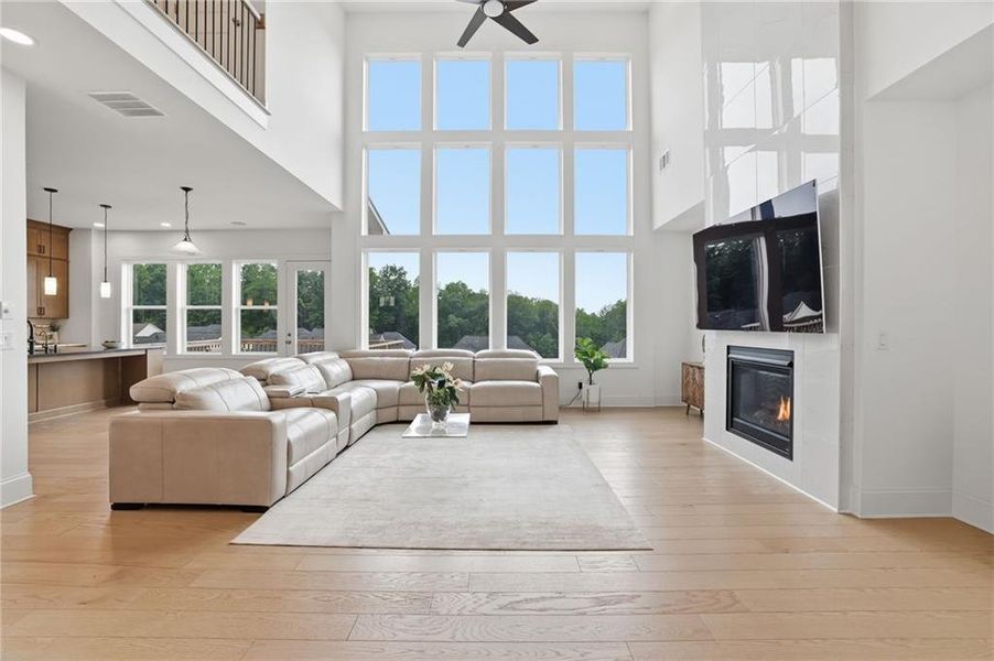 Furnished interior view inside a new home in , Woodstock (Image 43).