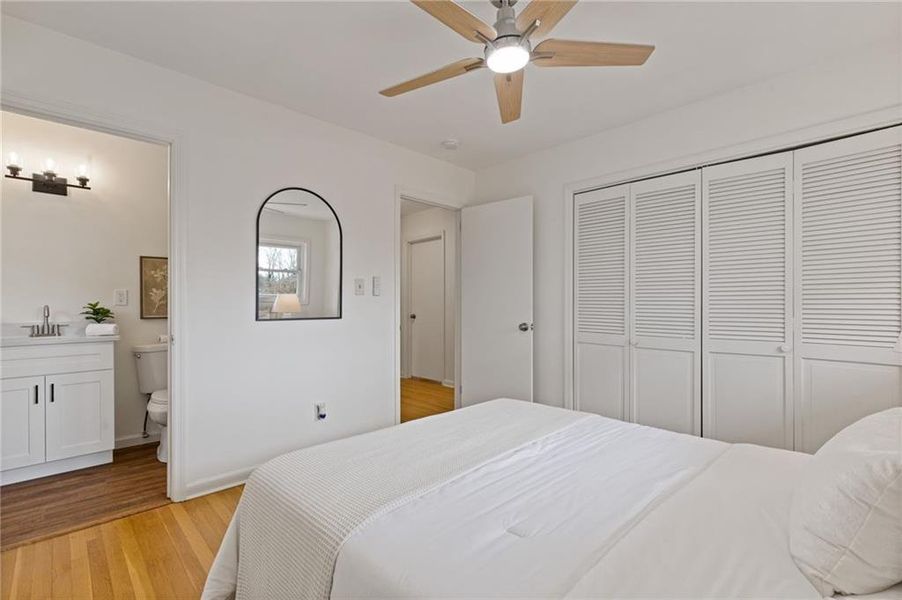 Furnished interior view inside a new home in , Marietta (Image 39).