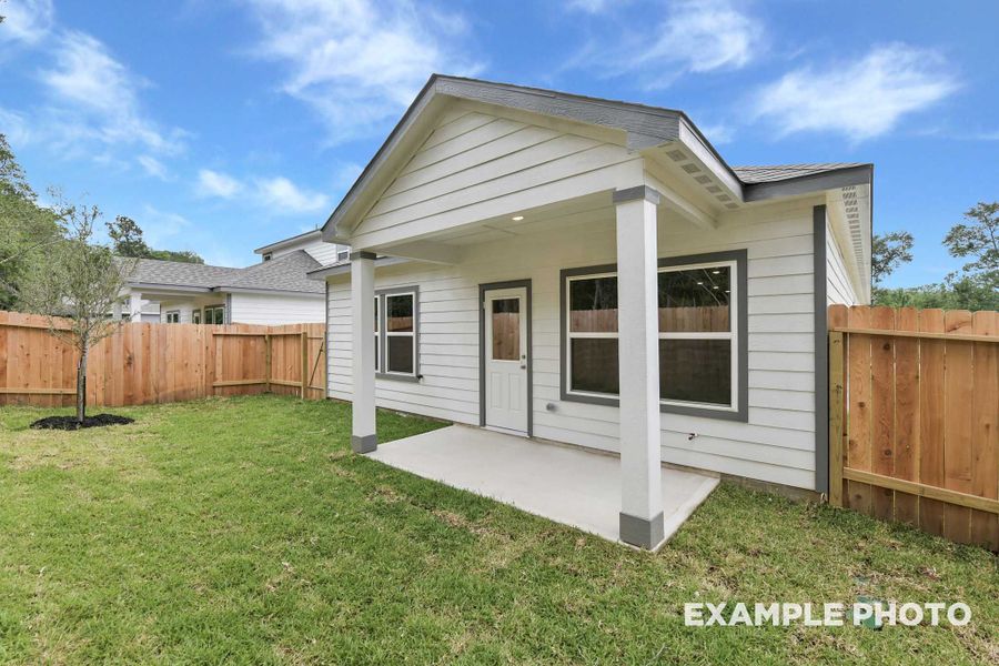 Representative exterior details of a home built from the The Frio by Davidson Homes LLC in Windmill Estates, Magnolia (Image 2).