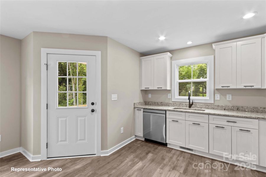 Furnished interior view inside a new home in , Statesville (Image 7).