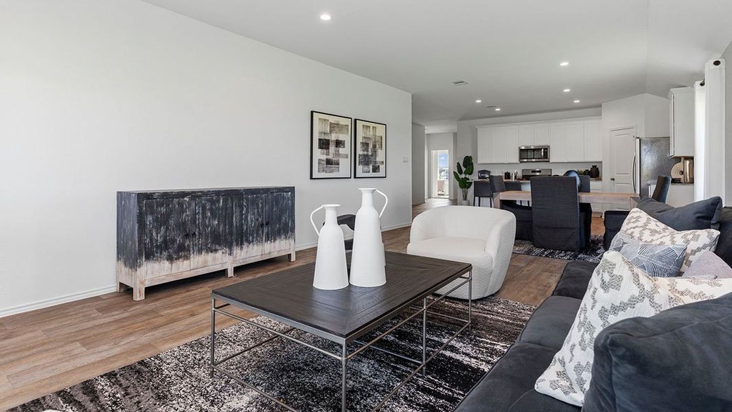 Furnished interior view inside a new home in Tamarron, Fulshear (Image 4).