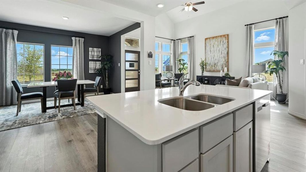 Furnished interior view inside a new home in Lilybrooke at Legacy Hills, Celina (Image 25).