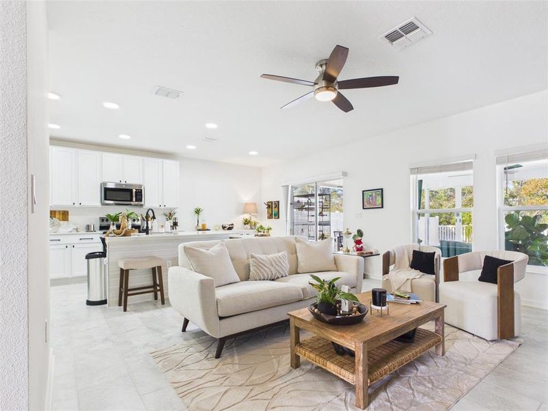 Furnished interior view inside a new home in Vineland Reserve, Osteen (Image 33).