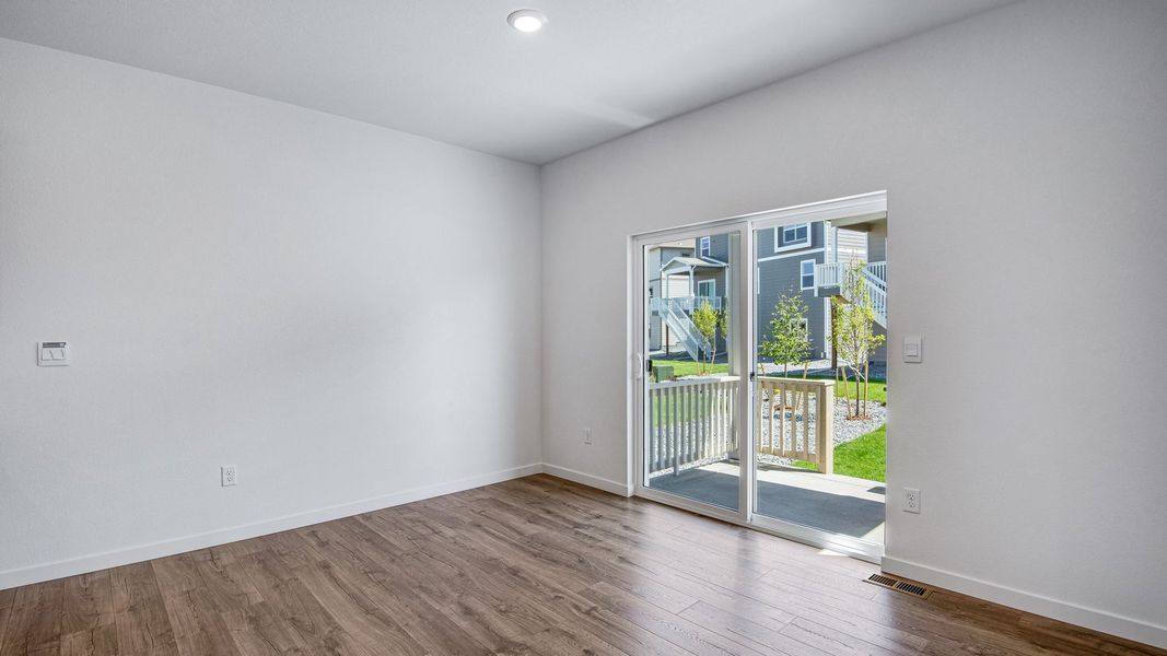 Spacious, unfurnished interior of a new home in Trails at Crowfoot, Parker (Image 22).