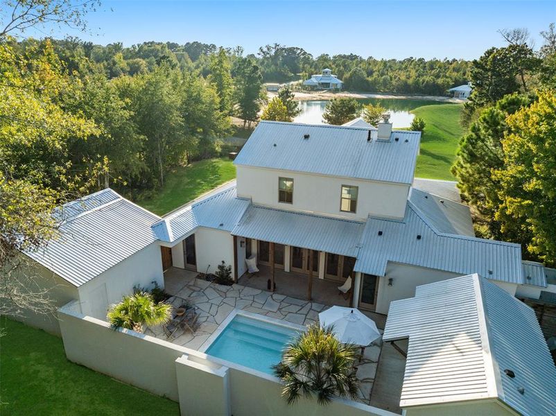 Drone / aerial view featuring a water view Drone / aerial view featuring a water view