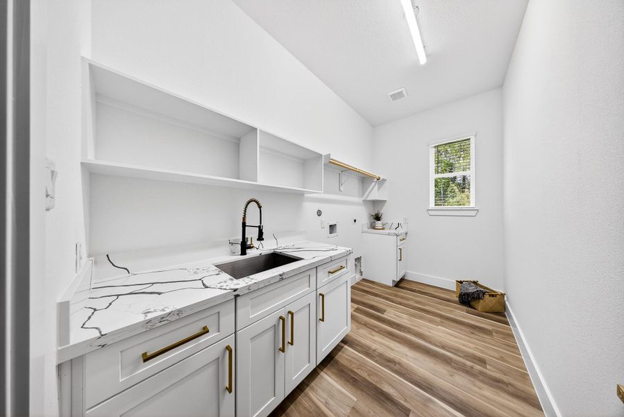 Furnished interior view inside a new home in , New Caney (Image 39).