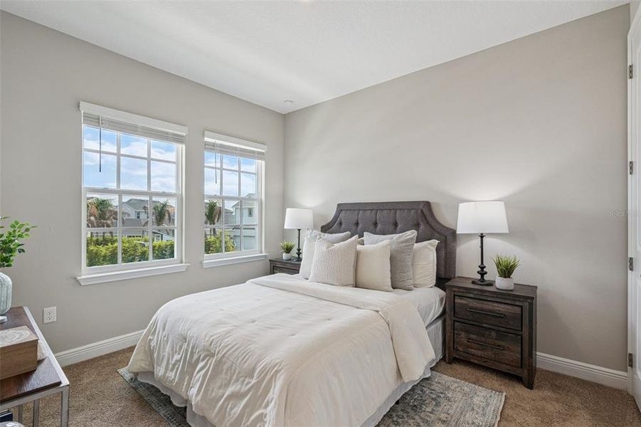 Furnished interior view inside a new home in Laureate Park, Orlando (Image 42).