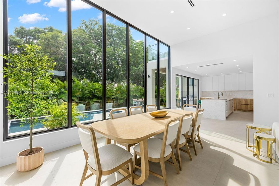 Furnished interior view inside a new home in , Miami (Image 11).