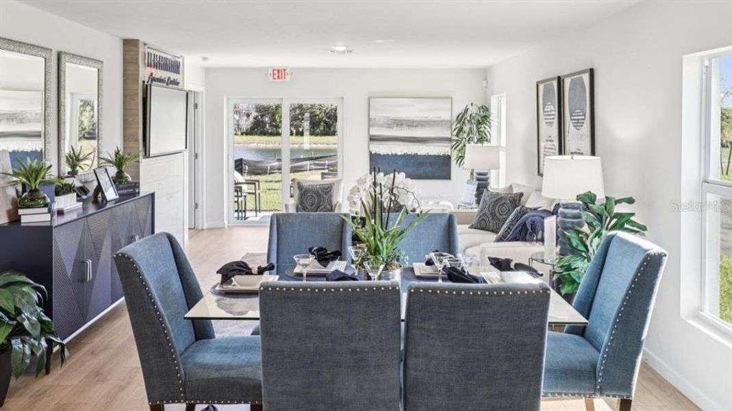 Furnished interior view inside a new home in Derby Creek, Ocala (Image 5).