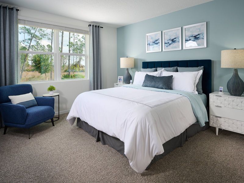 Furnished interior view inside a new home in Meritage Homes at Terra Lago - Classic Series, Indiantown (Image 7).