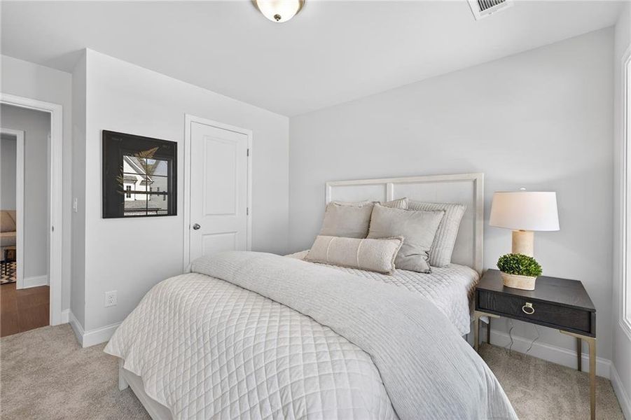 Furnished interior view inside a new home in , Suwanee (Image 12).