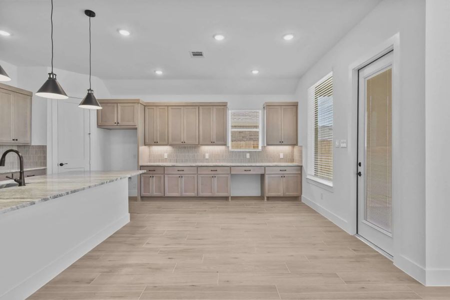 Furnished interior view inside a new home in Jordan Ranch 55's, Fulshear (Image 9).