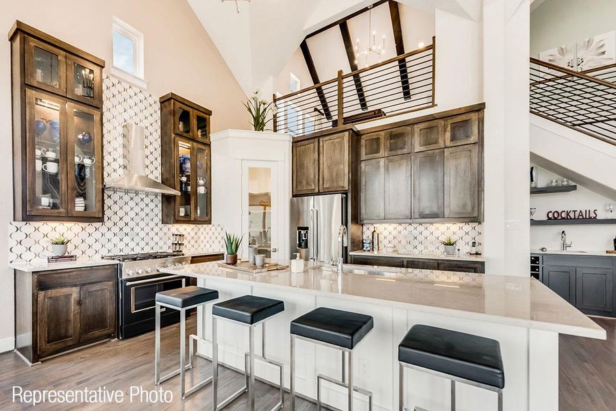Furnished interior view inside a new home in Creekside at Elevon, Lavon (Image 5).