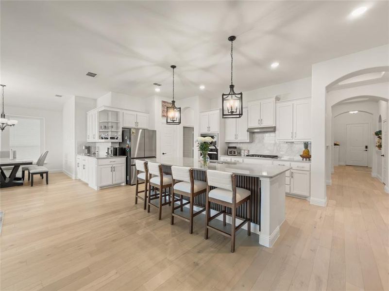 Furnished interior view inside a new home in Belle Meadows, Cleburne (Image 8).