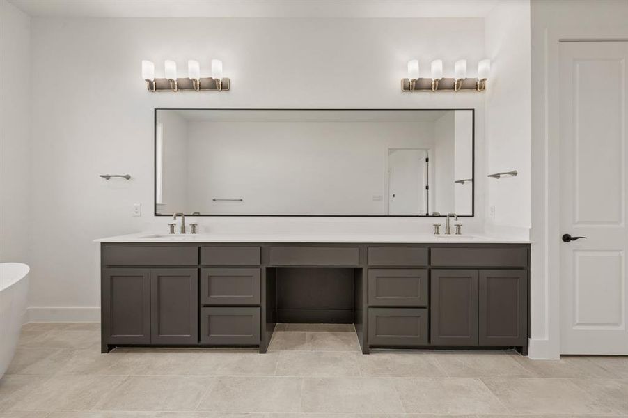 Furnished interior view inside a new home in NorthGlen, Haslet (Image 13).