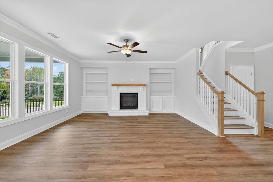 Spacious, unfurnished interior of a new home in Hemingway, Flowery Branch (Image 33).
