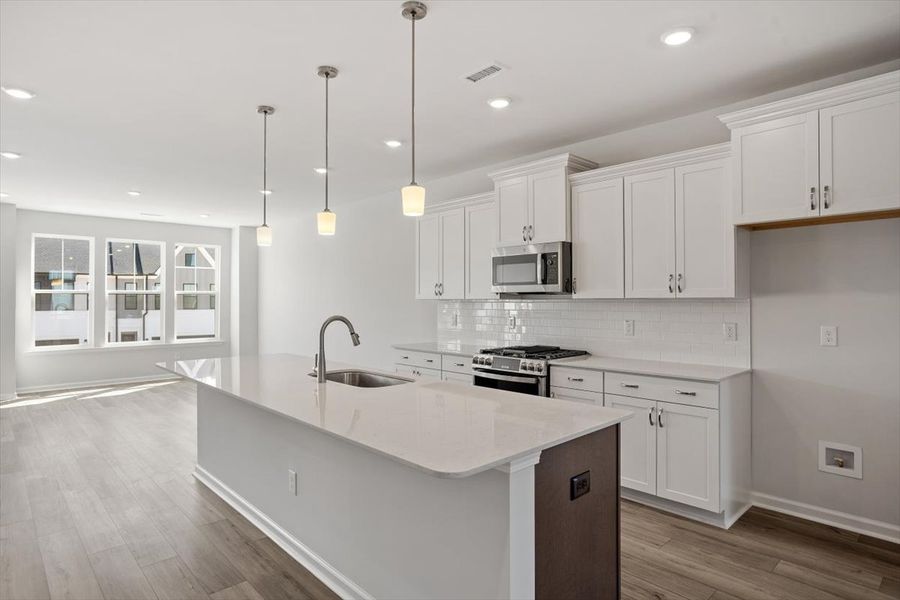 Furnished interior view inside a new home in Sweetbrier, Durham (Image 9).