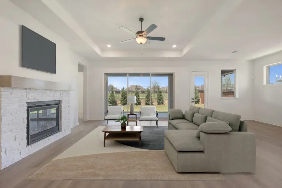 Furnished interior view inside a new home in Redden Farms - Executive Series, Midlothian (Image 6).