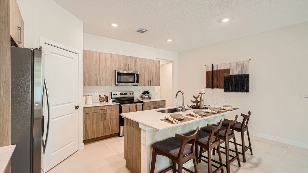 Furnished interior view inside a new home in Sandpiper Square, Stuart (Image 12).
