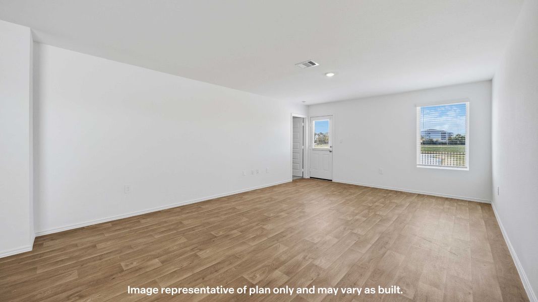 Spacious, unfurnished interior of a new home in Overlook West, Wolfforth (Image 13).