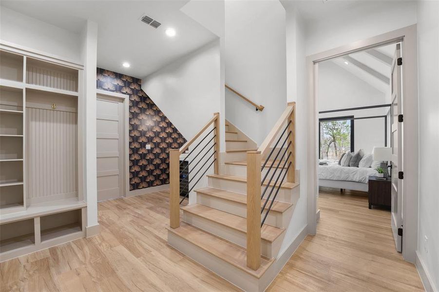 Furnished interior view inside a new home in , Malakoff (Image 27).