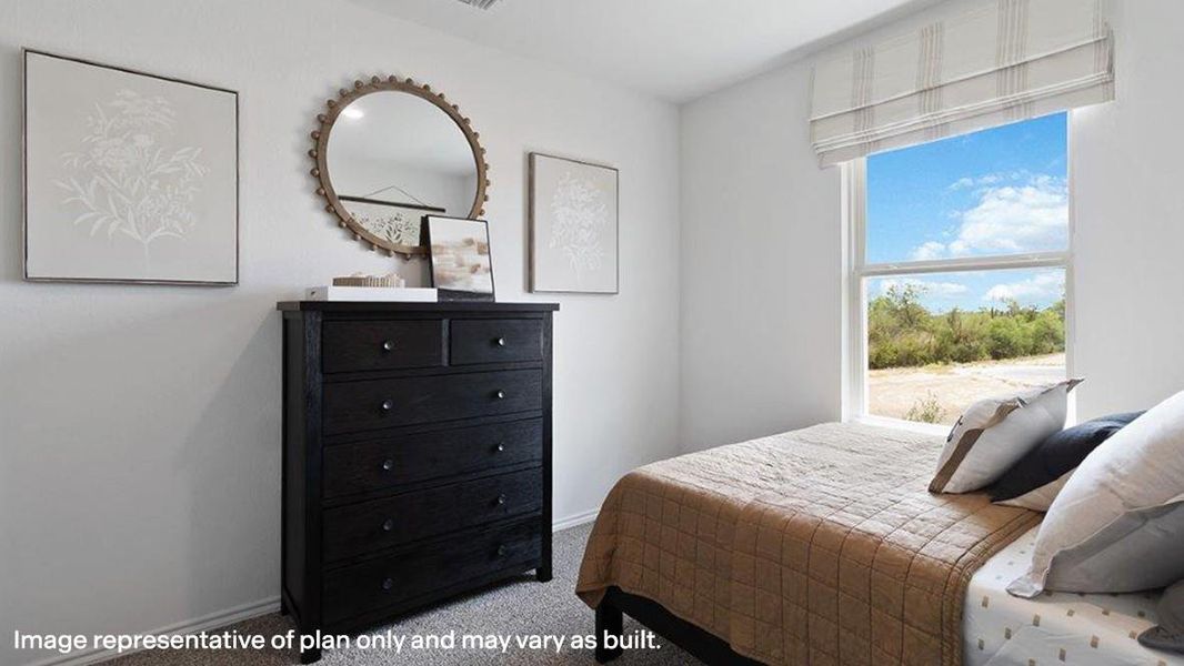 Furnished interior view inside a new home in The Villages at Schwertner Ranch, Jarrell (Image 27).