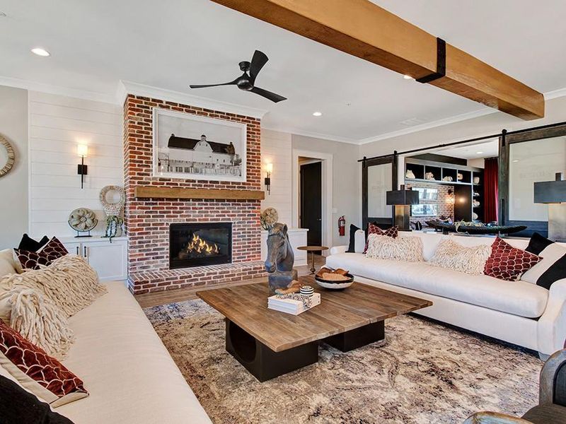 Furnished interior view inside a new home in , Hiram (Image 16).