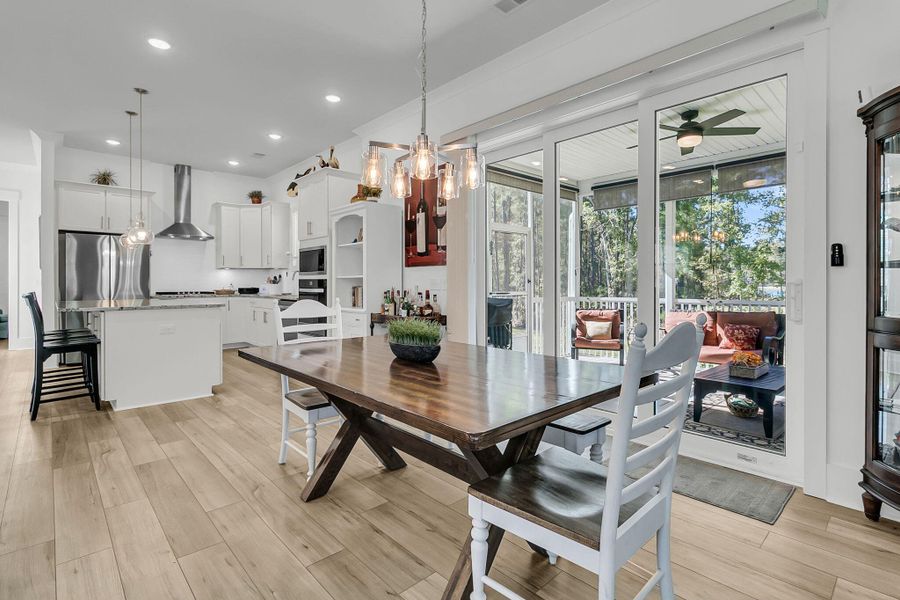 Furnished interior view inside a new home in , Huger (Image 5).