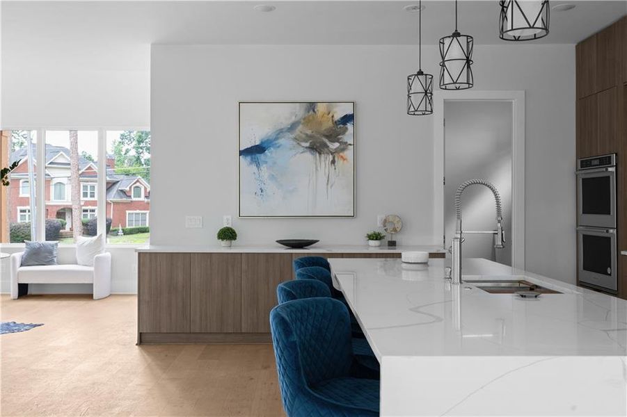 Furnished interior view inside a new home in , Atlanta (Image 19).