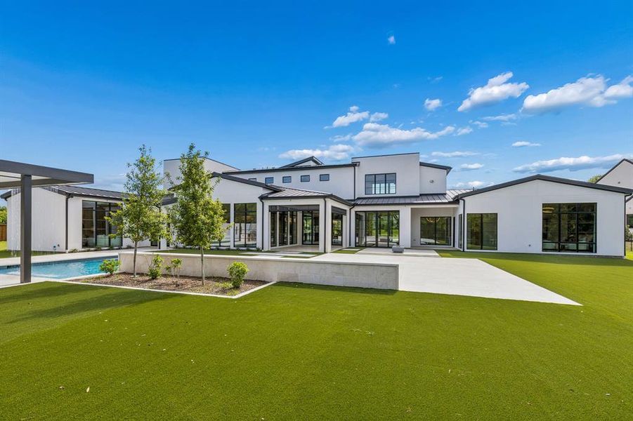 Exterior details and patio area of a home in , Southlake (Image 3). Exterior details and patio area of a home in , Southlake (Image 3).