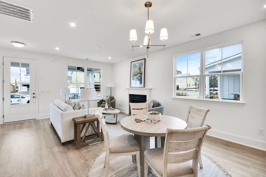 Furnished interior view inside a new home in , Summerville (Image 8).