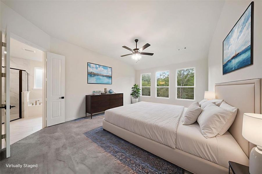 Furnished interior view inside a new home in Vista Oaks Estates, Royse City (Image 13).