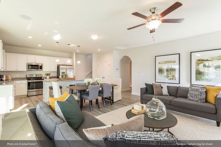 Furnished interior view inside a new home in Killians Crossing, Blythewood (Image 6).