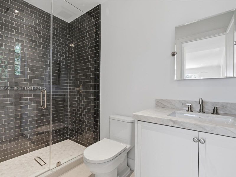 Furnished interior view inside a new home in , South Miami (Image 46).