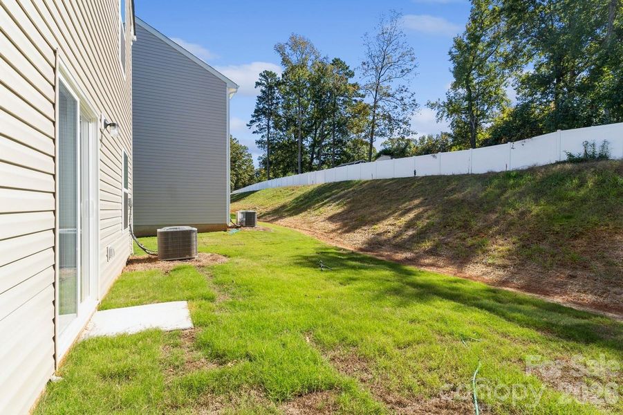 Exterior details and patio area of a home in Creedmore Hills, Charlotte (Image 3). Exterior details and patio area of a home in Creedmore Hills, Charlotte (Image 3).