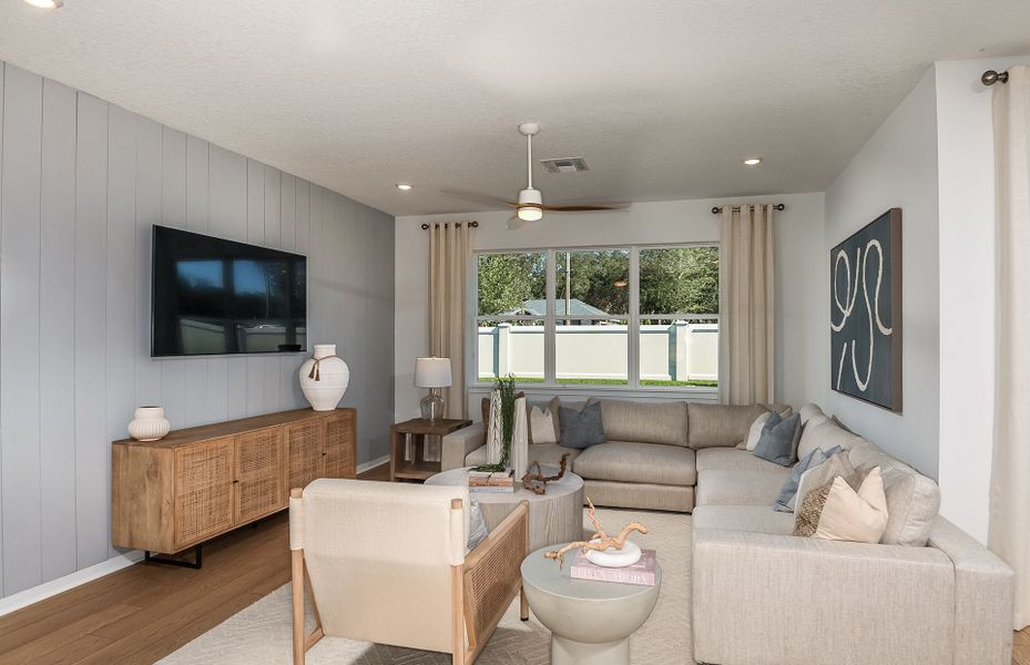 Furnished interior view inside a new home in Riverwood, Zephyrhills (Image 14).