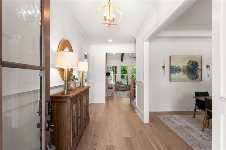 Furnished interior view inside a new home in Woodford, Acworth (Image 30).