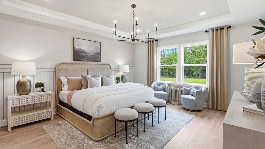 Representative furnished interior of a home built from the Braddock by Pulte Homes in Oakleaf Chase, Blythewood (Image 35).