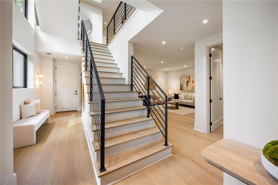 Furnished interior view inside a new home in , Atlanta (Image 14).